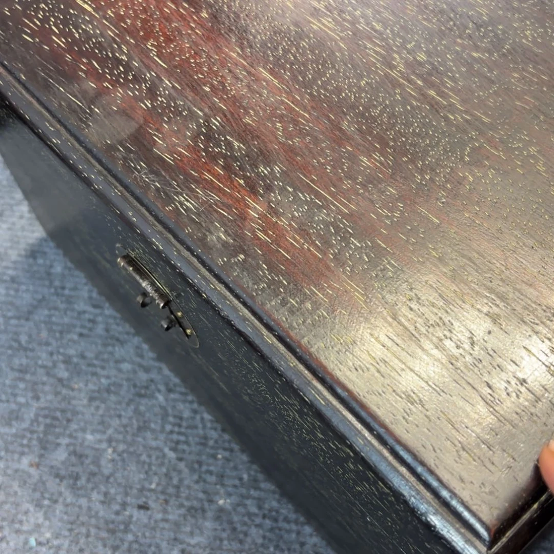 木小叶紫檀独板收纳箱