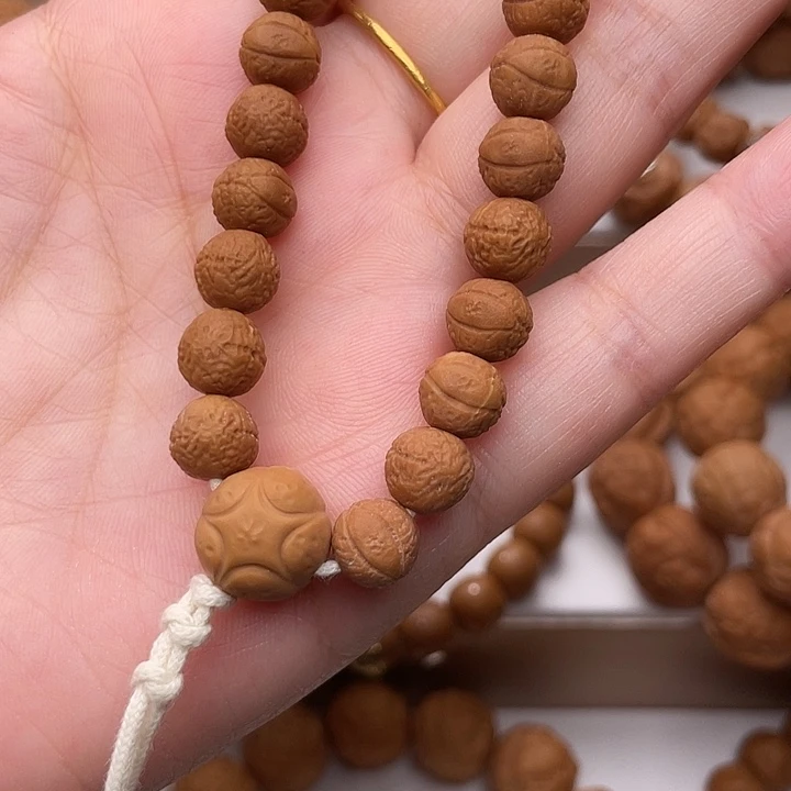 核桃手串/手链露眼颗颗漏介意勿拍7+小凤眼手持