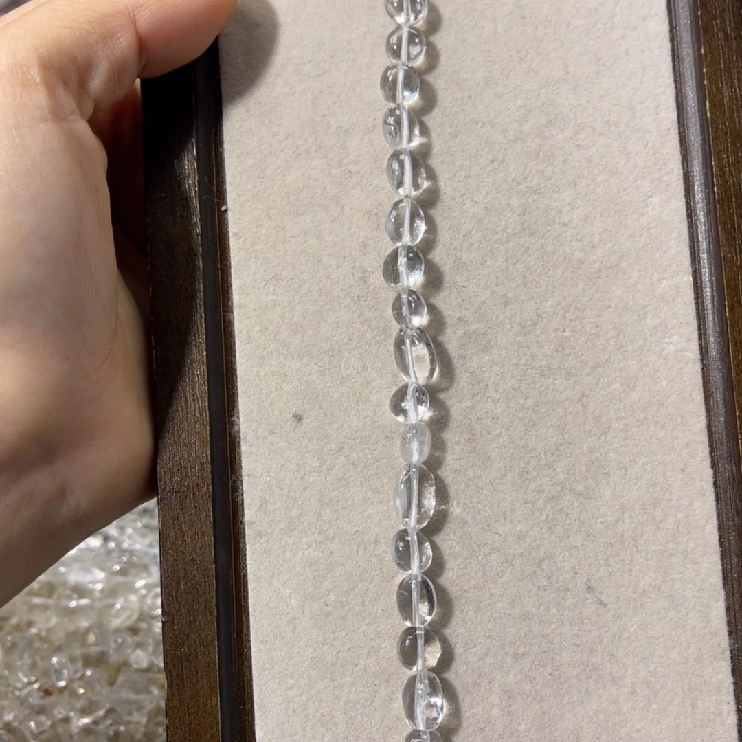 银S925镶嵌紫晶珠宝半成品白水晶糖豆