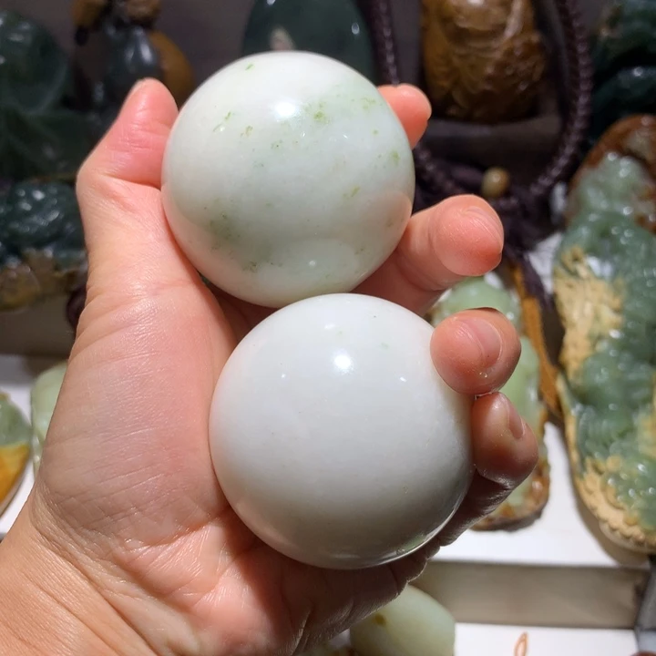 蛇纹石玉未镶嵌手把手把石