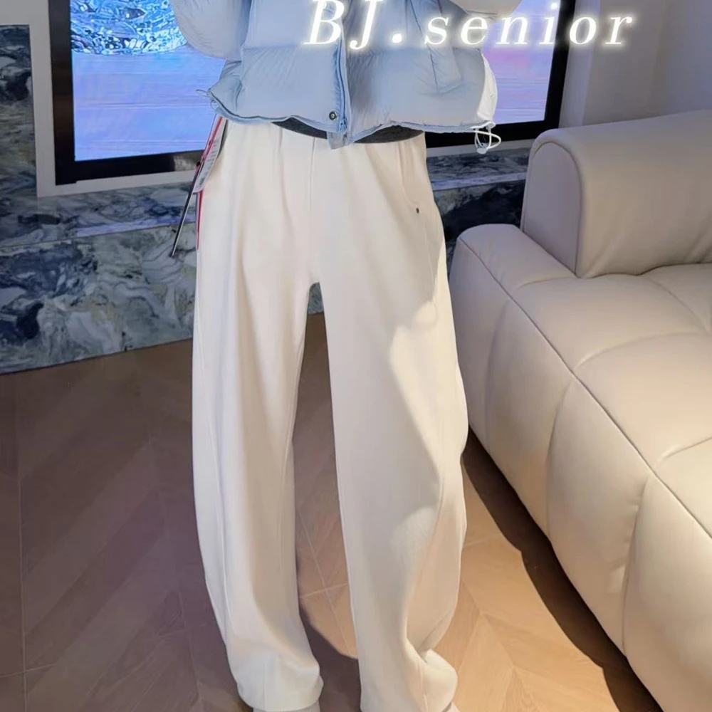 BJ.senior  羚羊绒花绳弯刀羊绒两穿裤-005