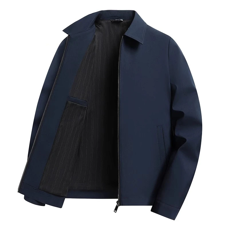 JOZDICE/纪治迪哲运动休闲外套秋季男款百搭透气光泽微弹运动外套