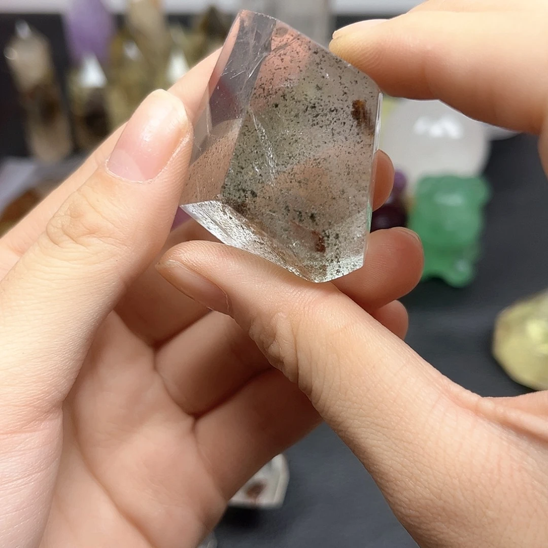 珠宝半成品未镶嵌紫晶150水晶石