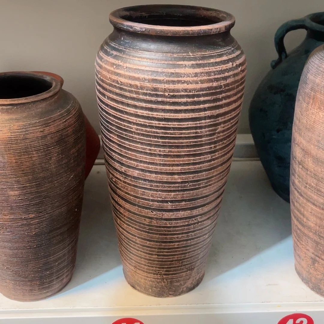 红陶无孔口径13高度34