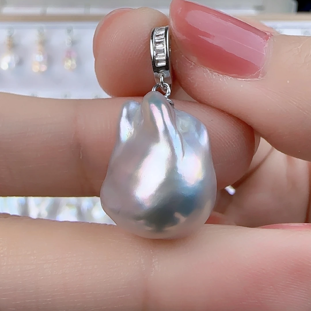 幸***粒吊坠(不含链)淡水珍珠未镶嵌