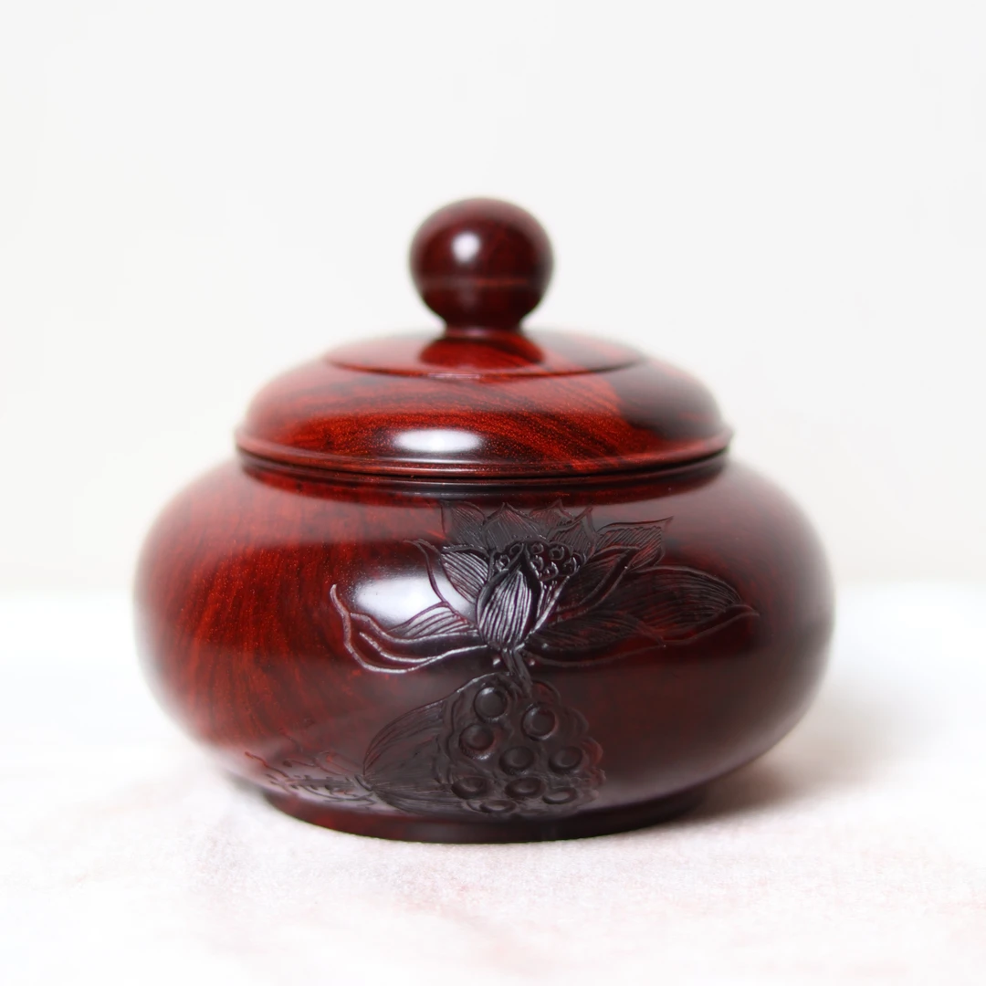 q19270 檀香紫檀-将军罐