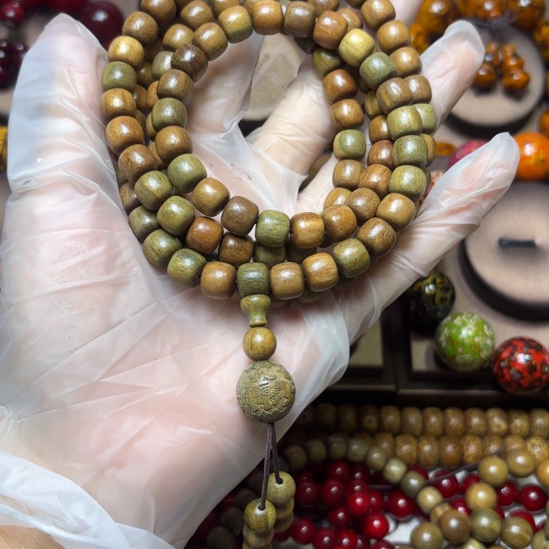 圈****手串/手链维腊木（绿檀）0.88*108精品特价