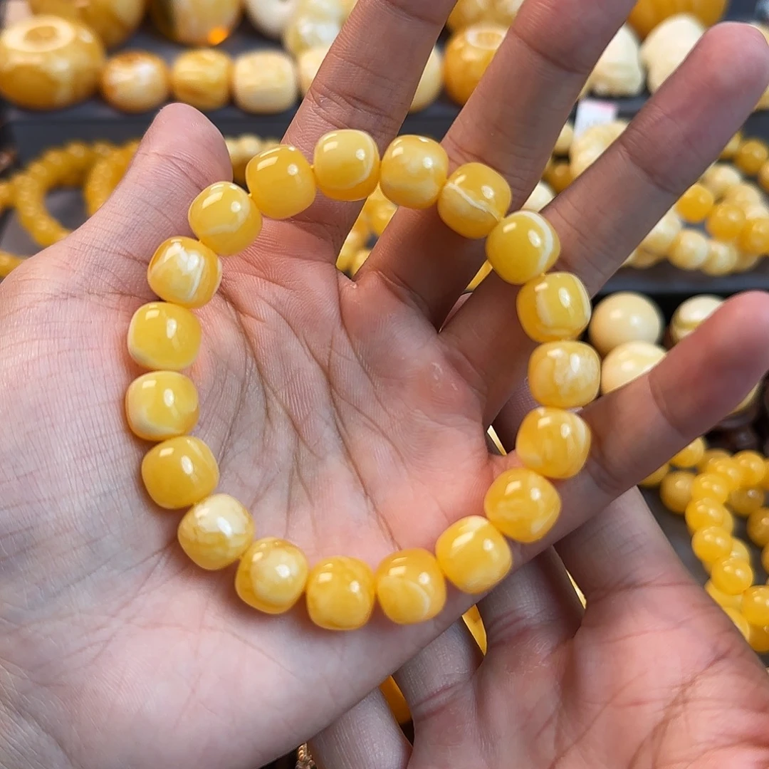 未镶嵌琥珀珠宝奇石12mm同料