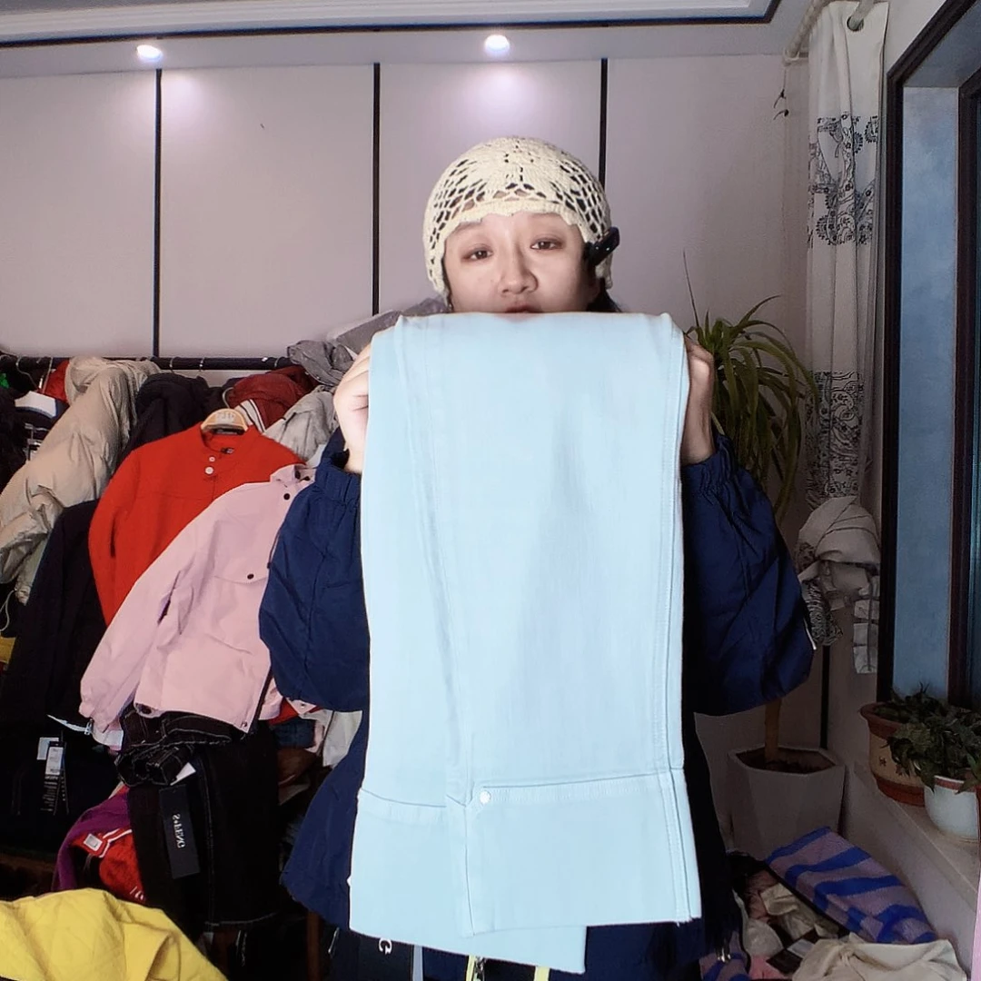 【闪购商品】?**?蓝色xl牛仔
