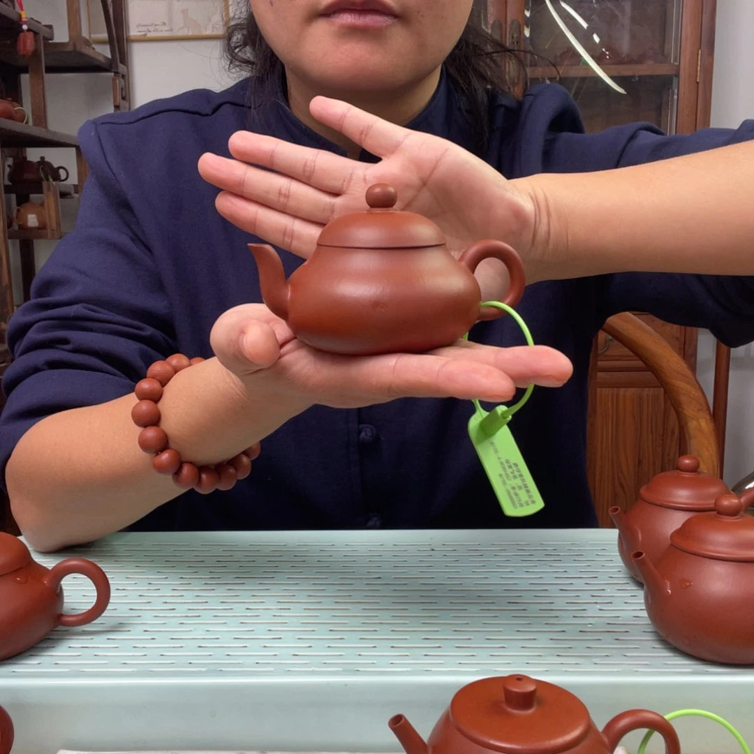 M***李茶壶紫砂小煤窑朱泥 梨形壶
