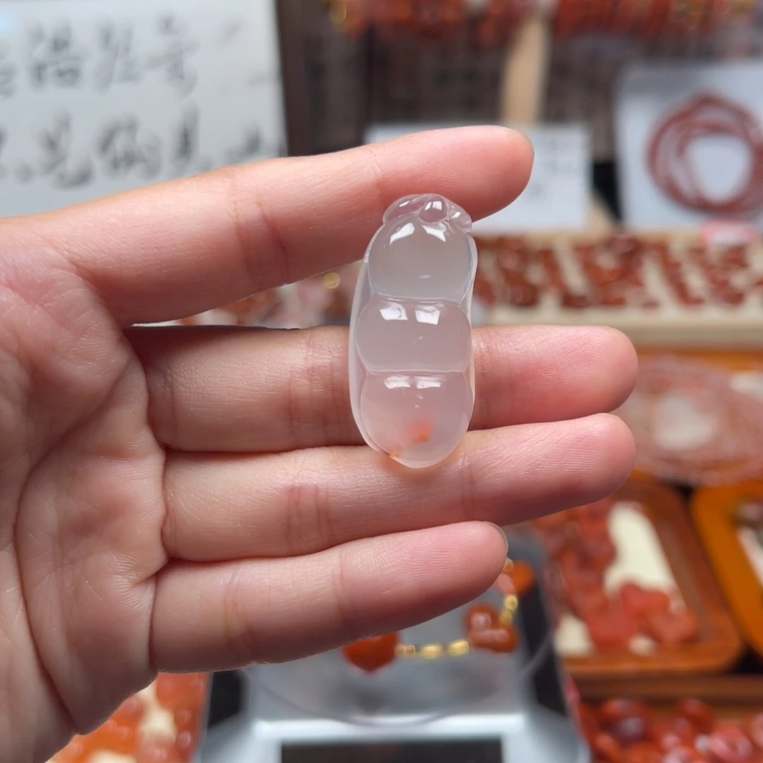 南红玛瑙未镶嵌吊坠(不含链)