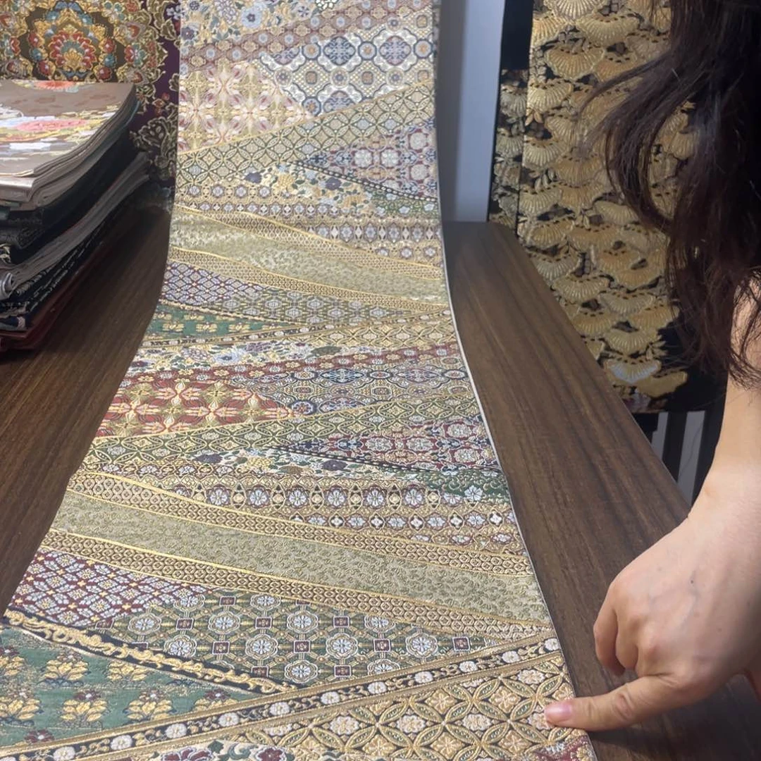 织绣40 唐锦西阵织桌旗