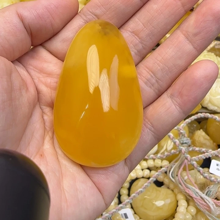 跃***姐未镶嵌颈饰蜜蜡天然蜜蜡