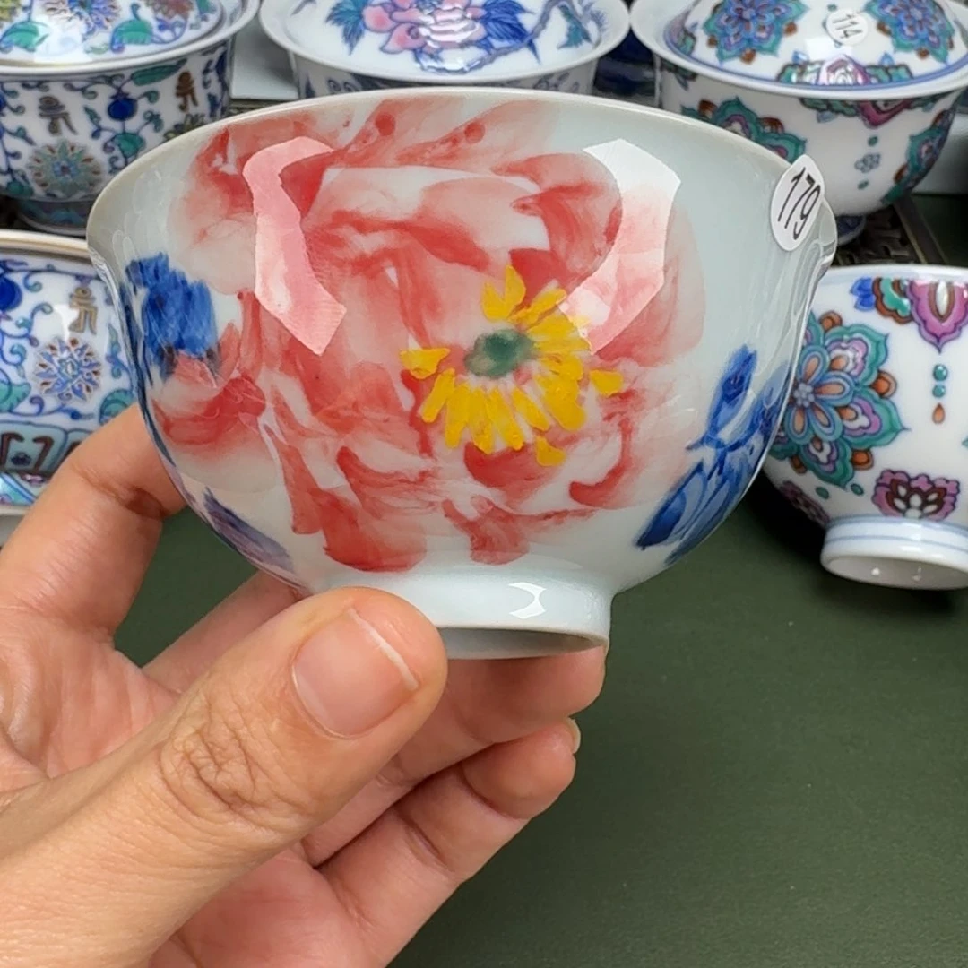 沙沙手工手绘茶具179