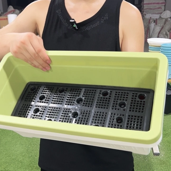 马槽盆长47宽23高15混色带内托2只