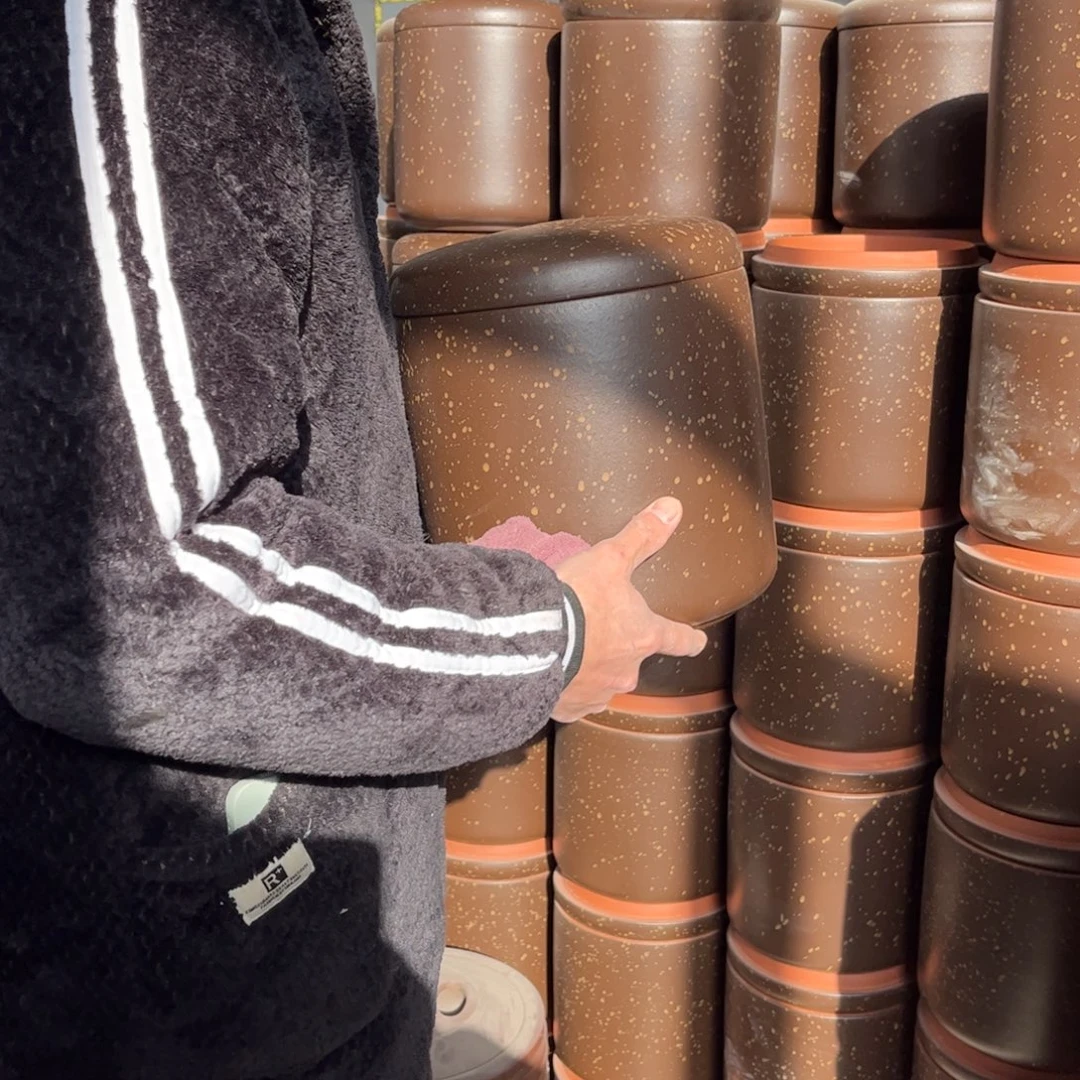 紫砂茶叶罐9 饼茶叶罐