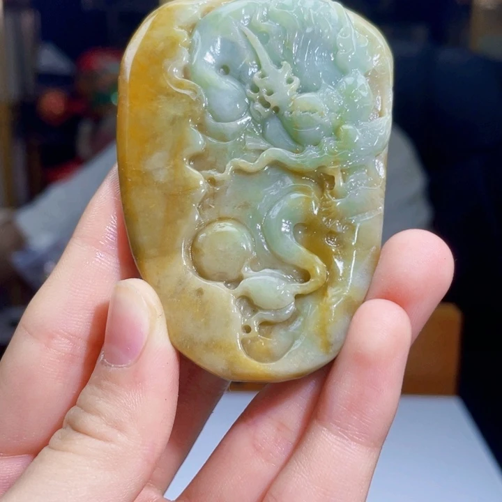 翡翠未镶嵌吊坠(不含链)D511