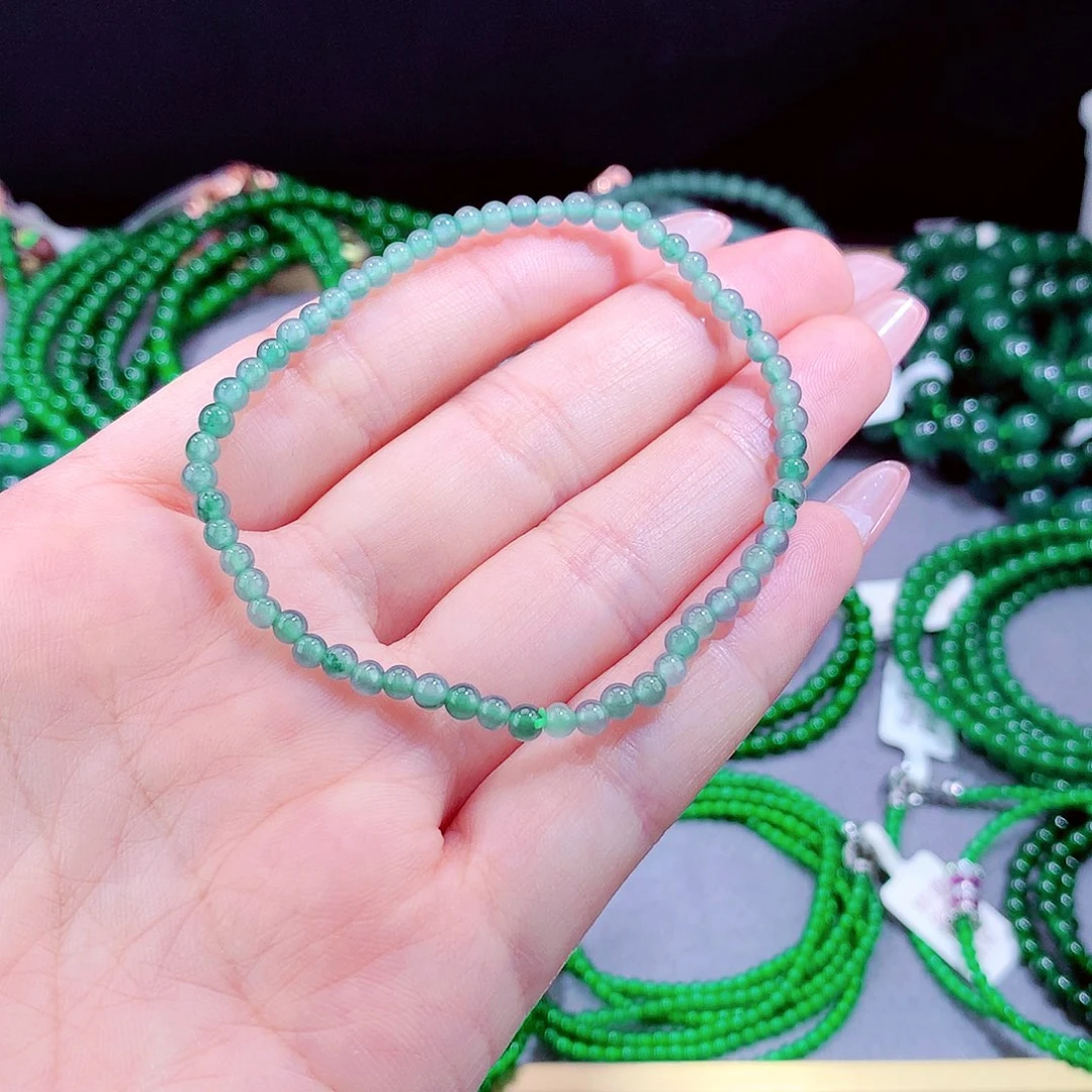 翡翠未镶嵌毛衣链