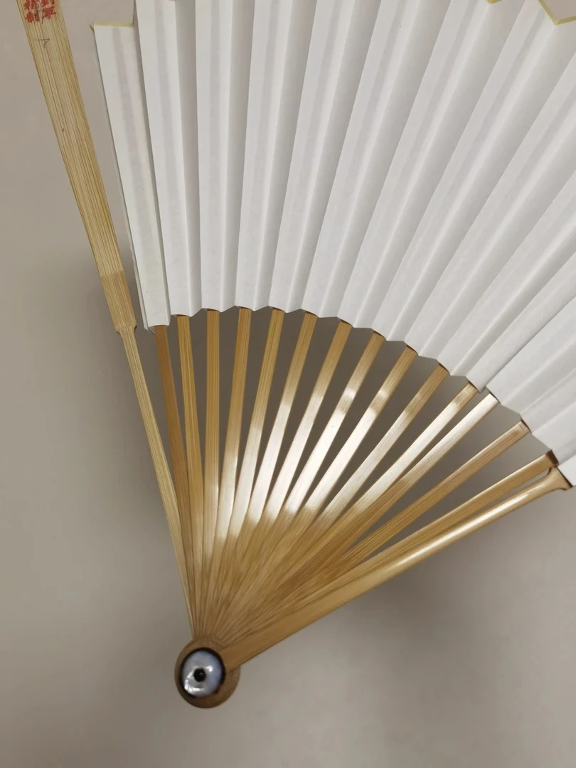 刘军和尚头玉竹折扇