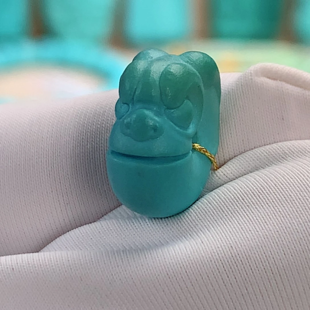 绿松石挂件未镶嵌