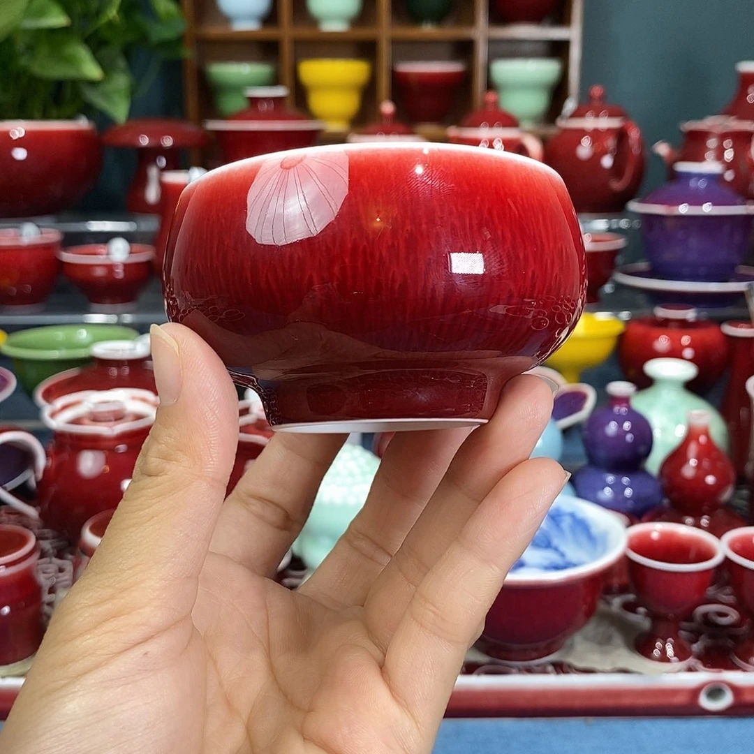 景德镇浅行郎红手工，福利微瑕