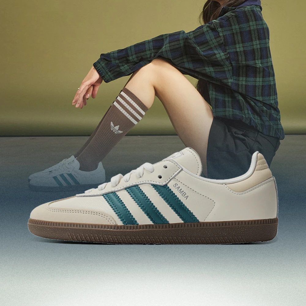 adidas阿迪达斯女鞋SAMBA OG WORI-CLASSIC双旦礼休闲鞋IG1963
