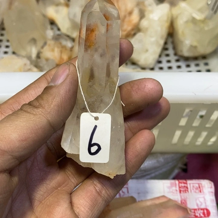 水晶水晶原石摆件未镶嵌大*青