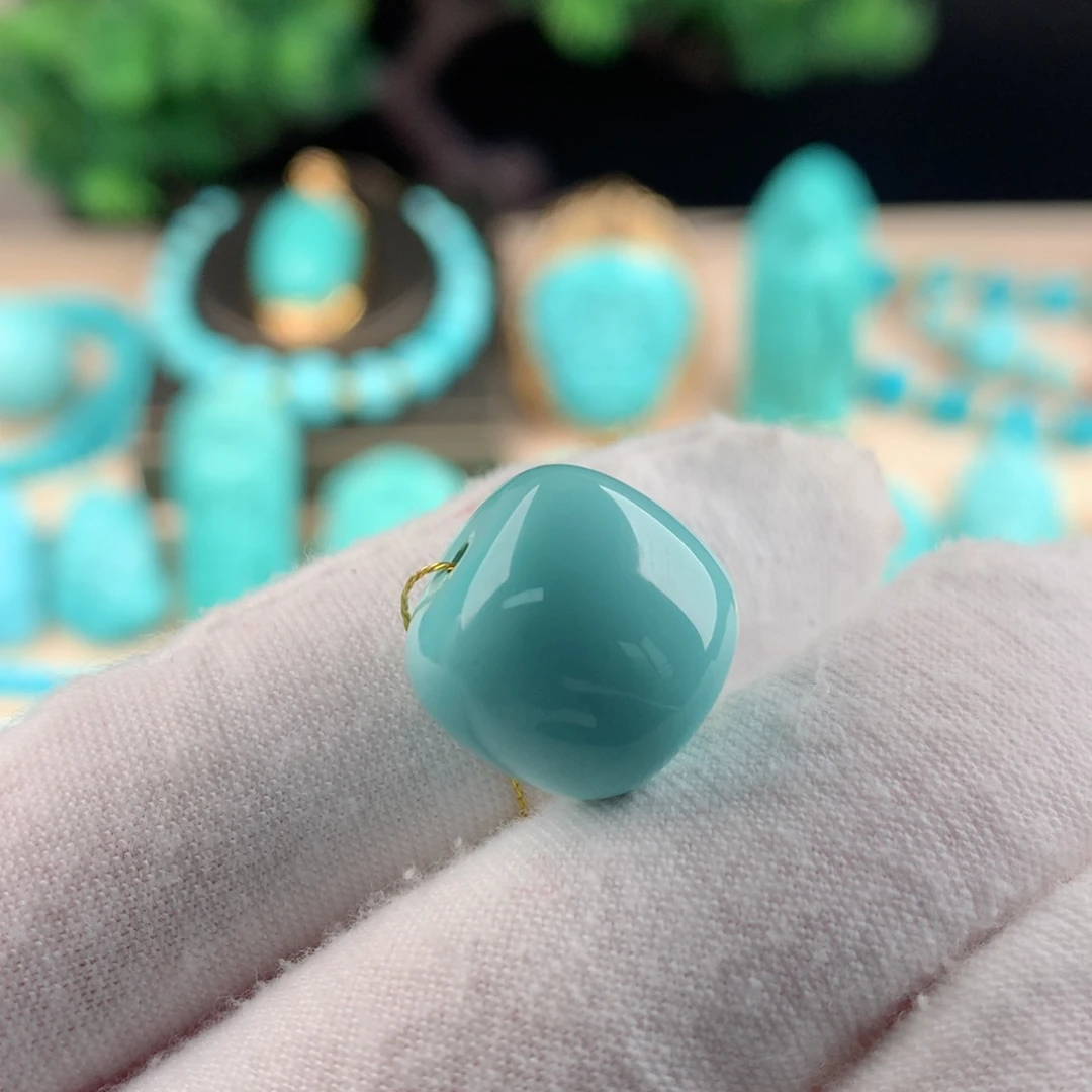 【闪购商品】绿松石配珠卡14.5未镶嵌