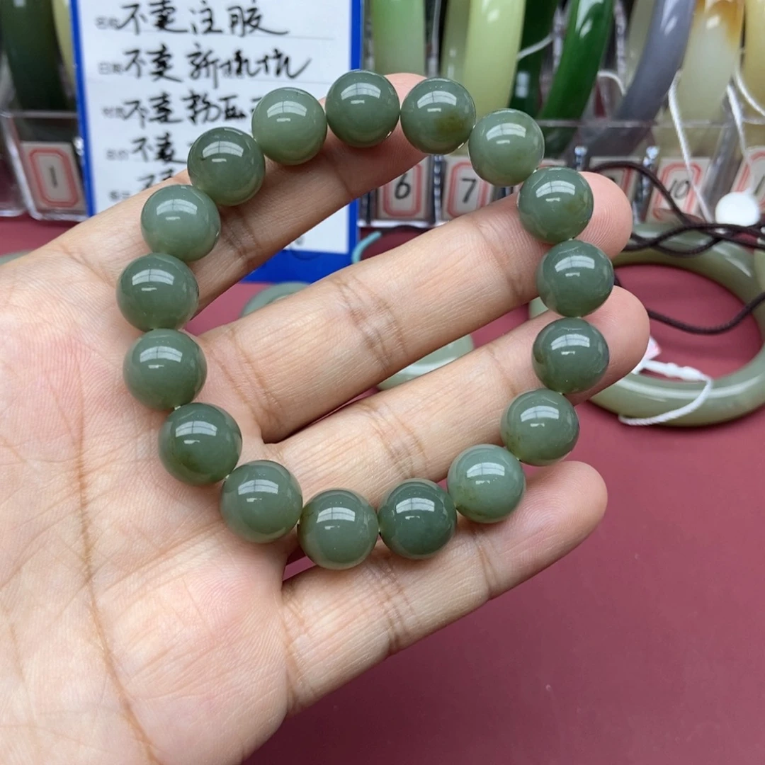 和田玉手串未镶嵌