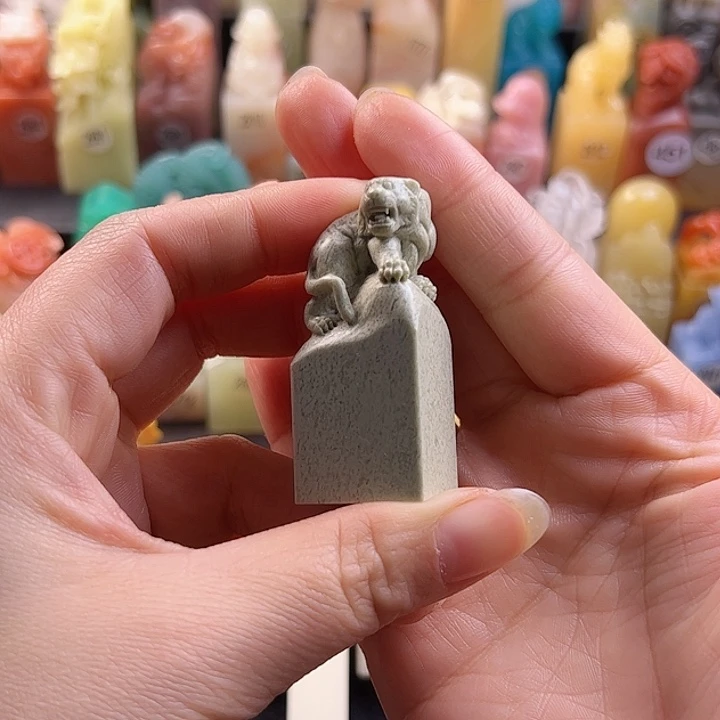 青田石印石季**变手工定制，老虎