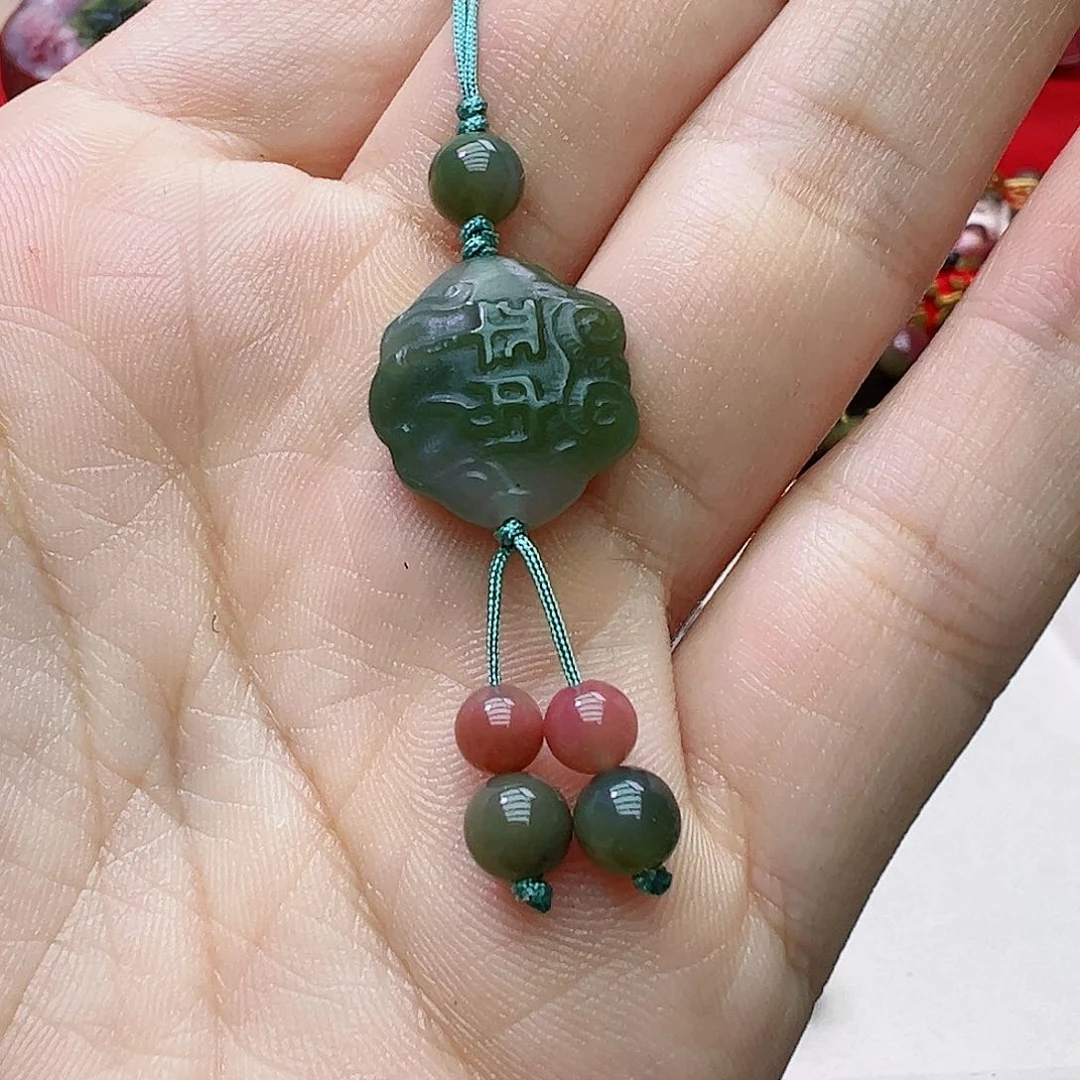 石英质玉盐源未镶嵌易*栀