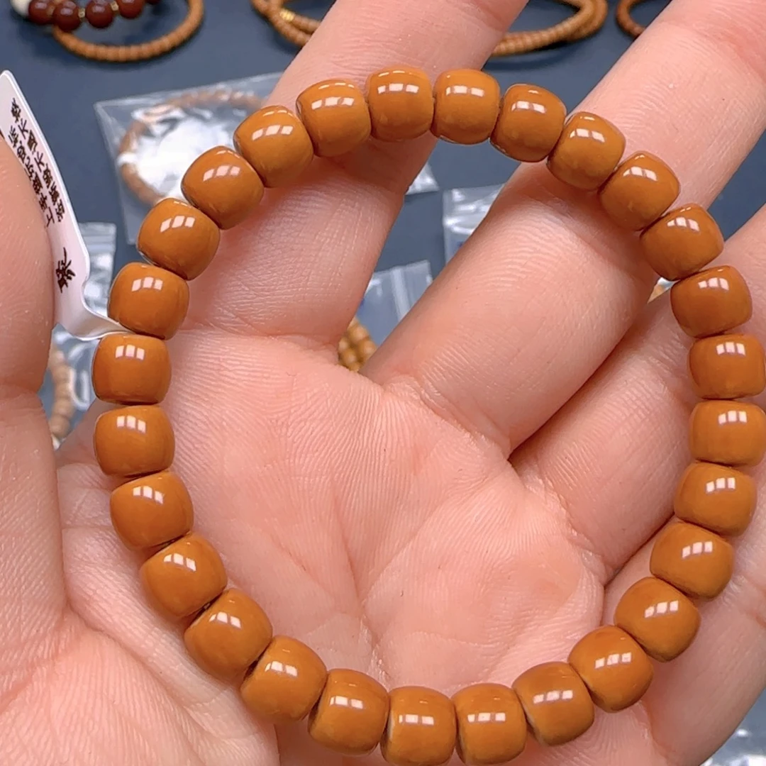 手串橄榄核老挝SS级核尖极限弧尺寸7.9