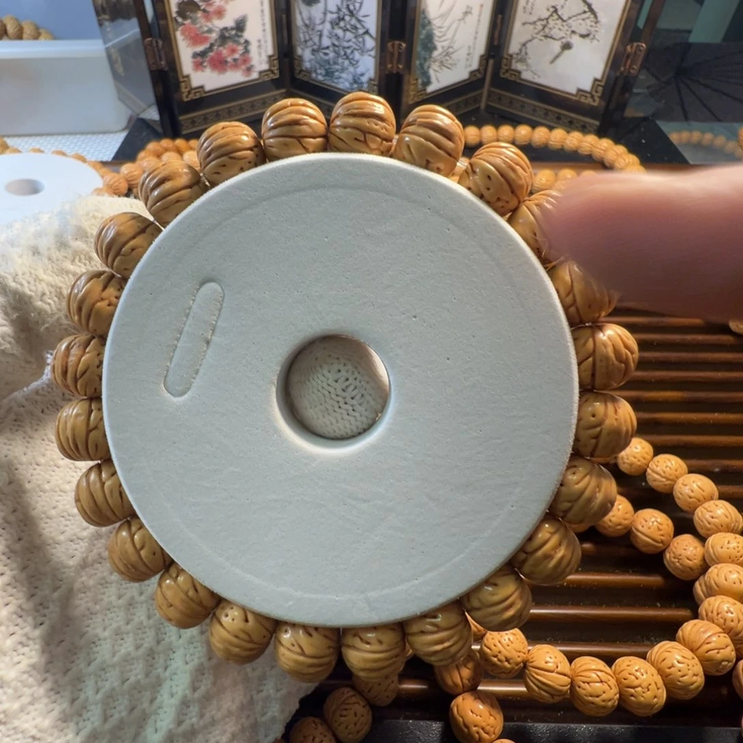 䨻***龘龙脊菩提手串野生黄桃