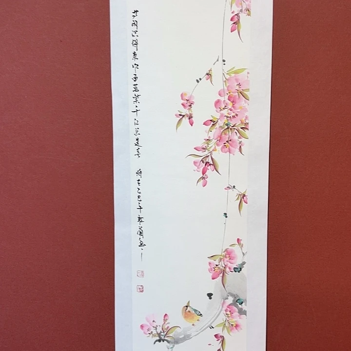 国画听兰老师花鸟