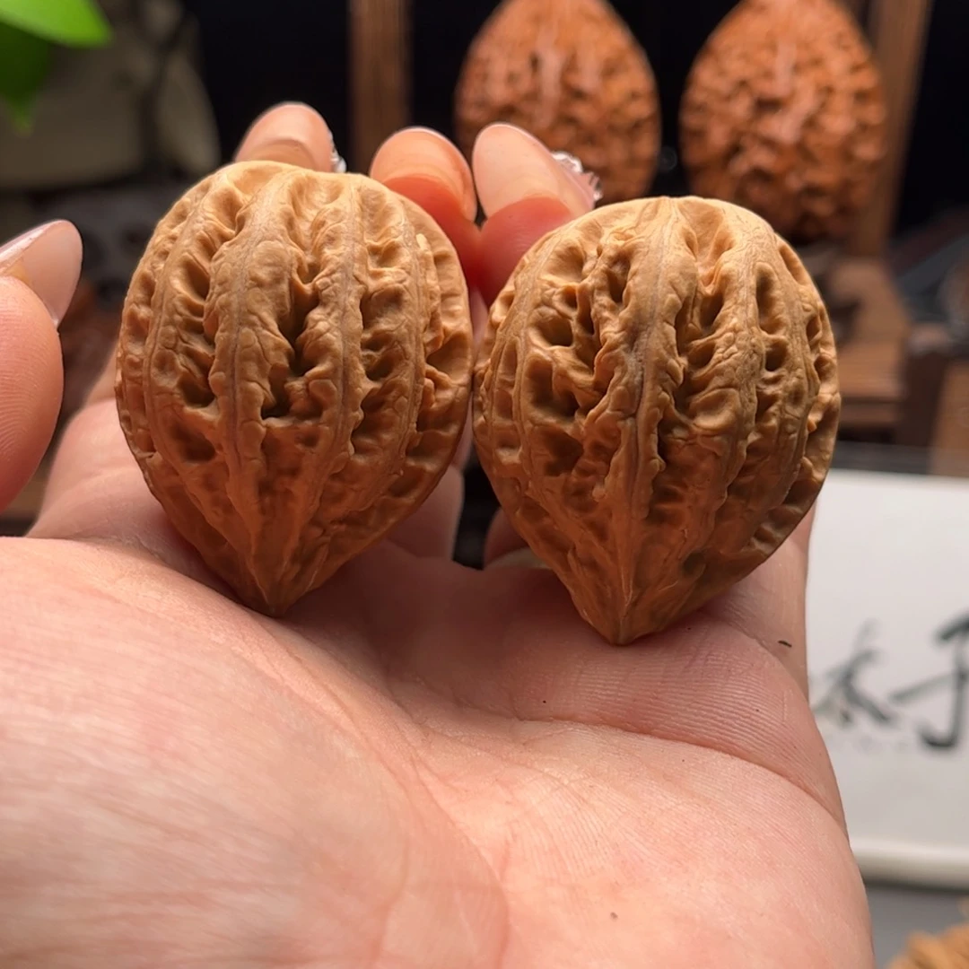 文玩核桃把件关东木子家楸大胖81