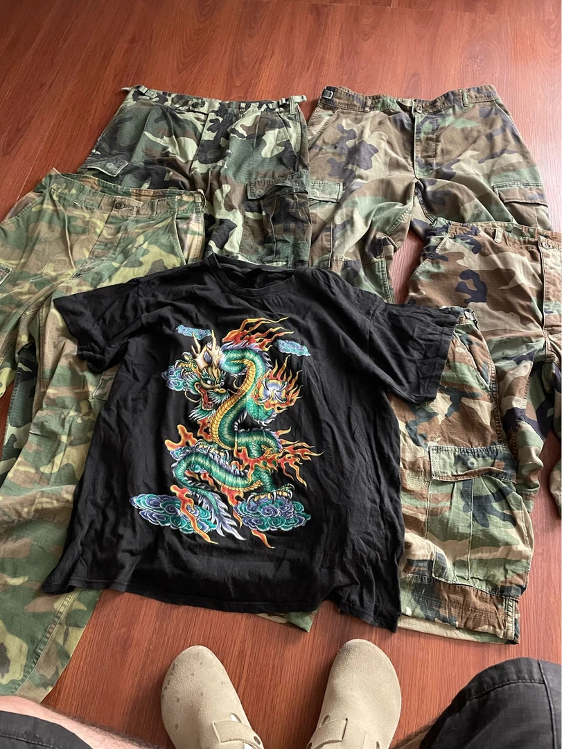 vintage复古欧美风做旧小众设计款短袖