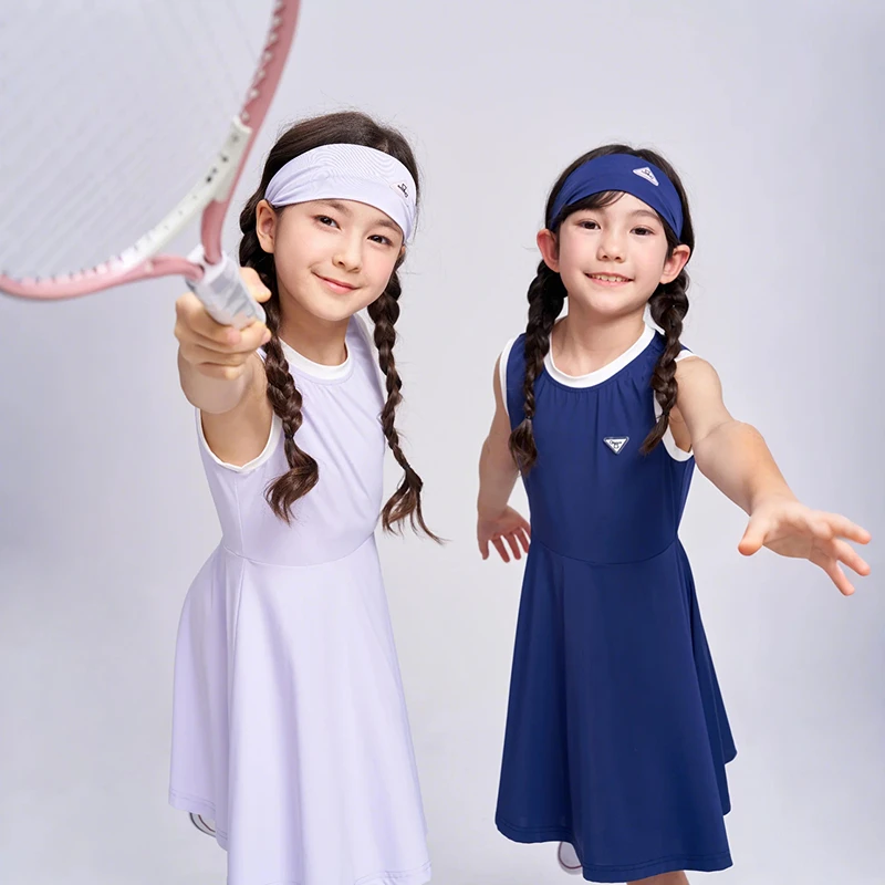 笛莎童装女童连衣裙2025夏季新款儿童凉感无袖裙-QM252D503