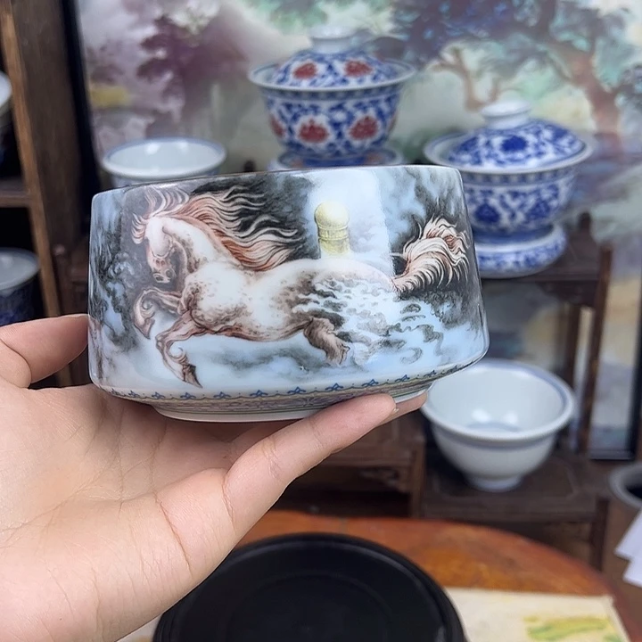 杯子陶梦马水洗。