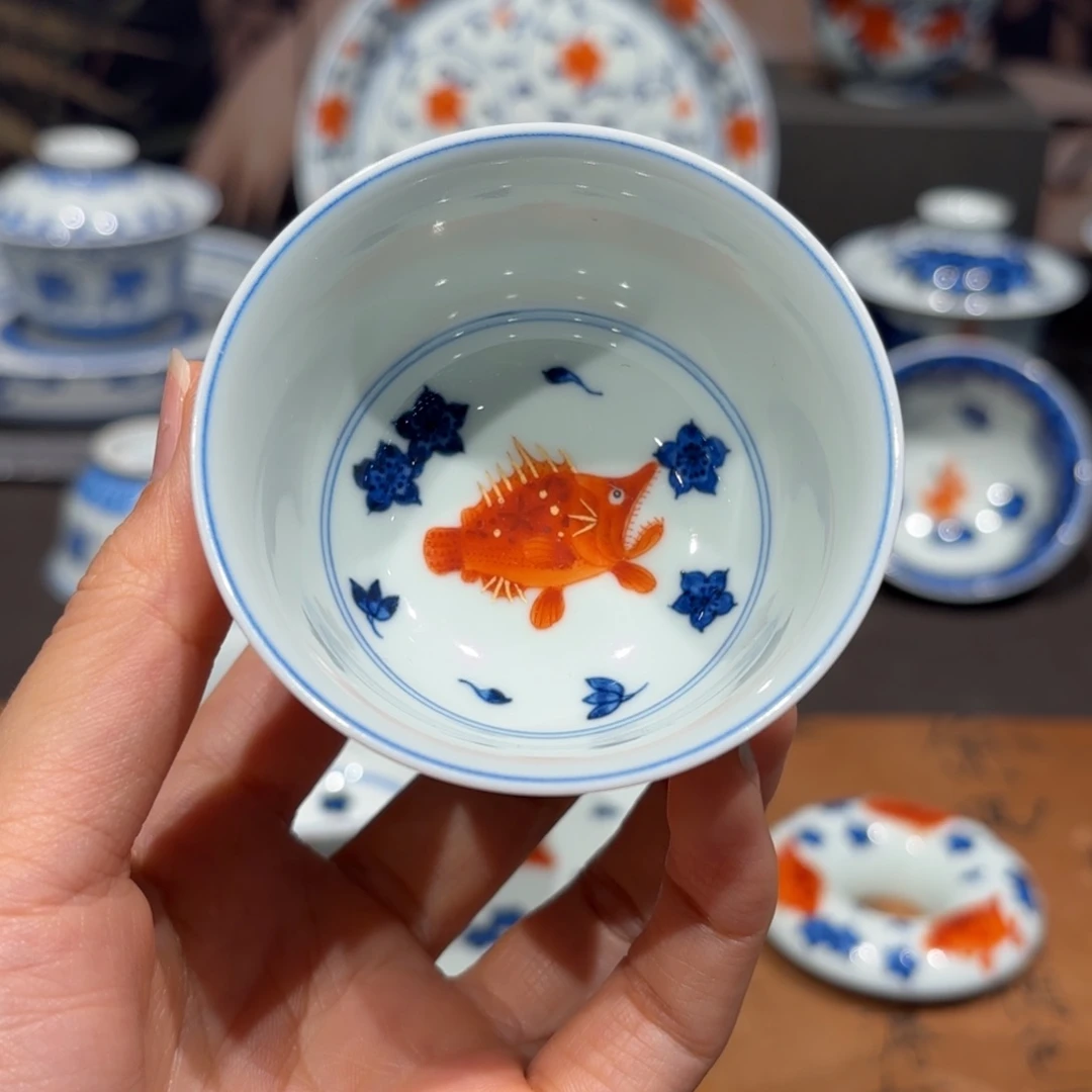 手工手绘陶瓷茶具