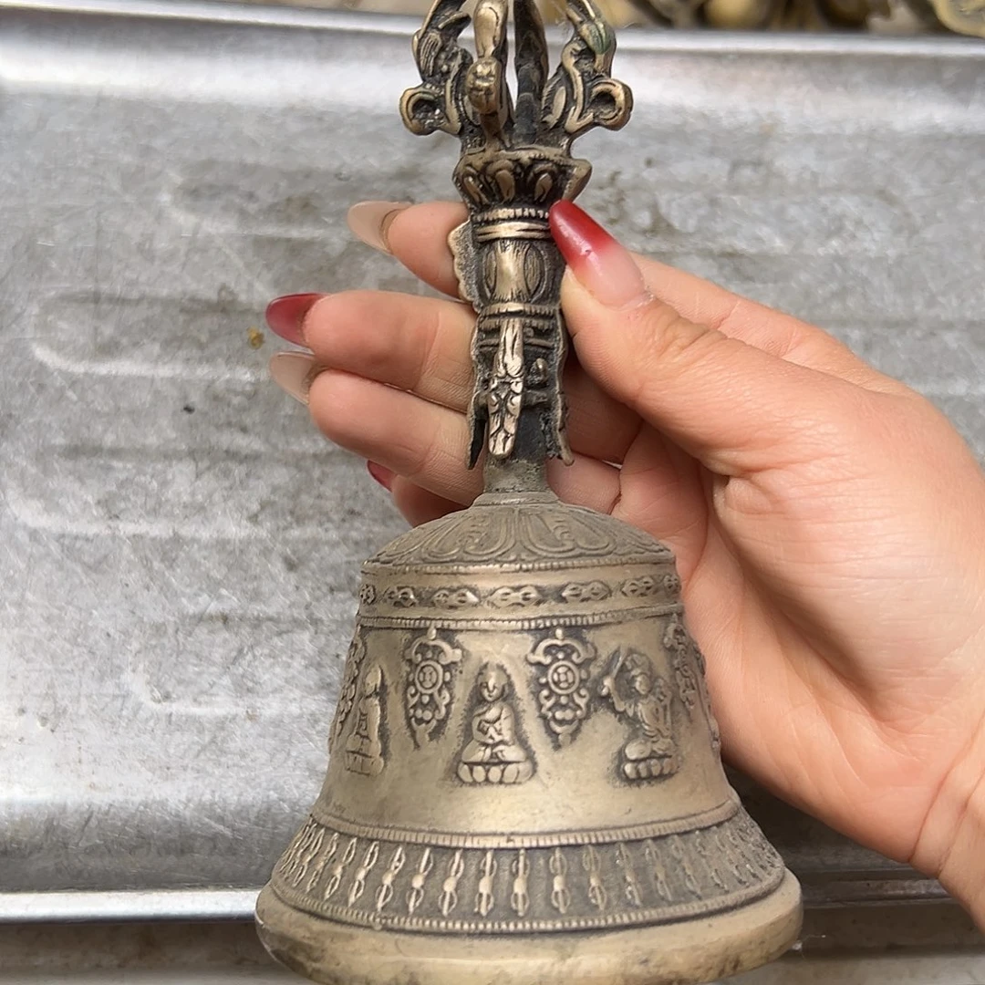 艾***）黄铜摆件，文房摆件