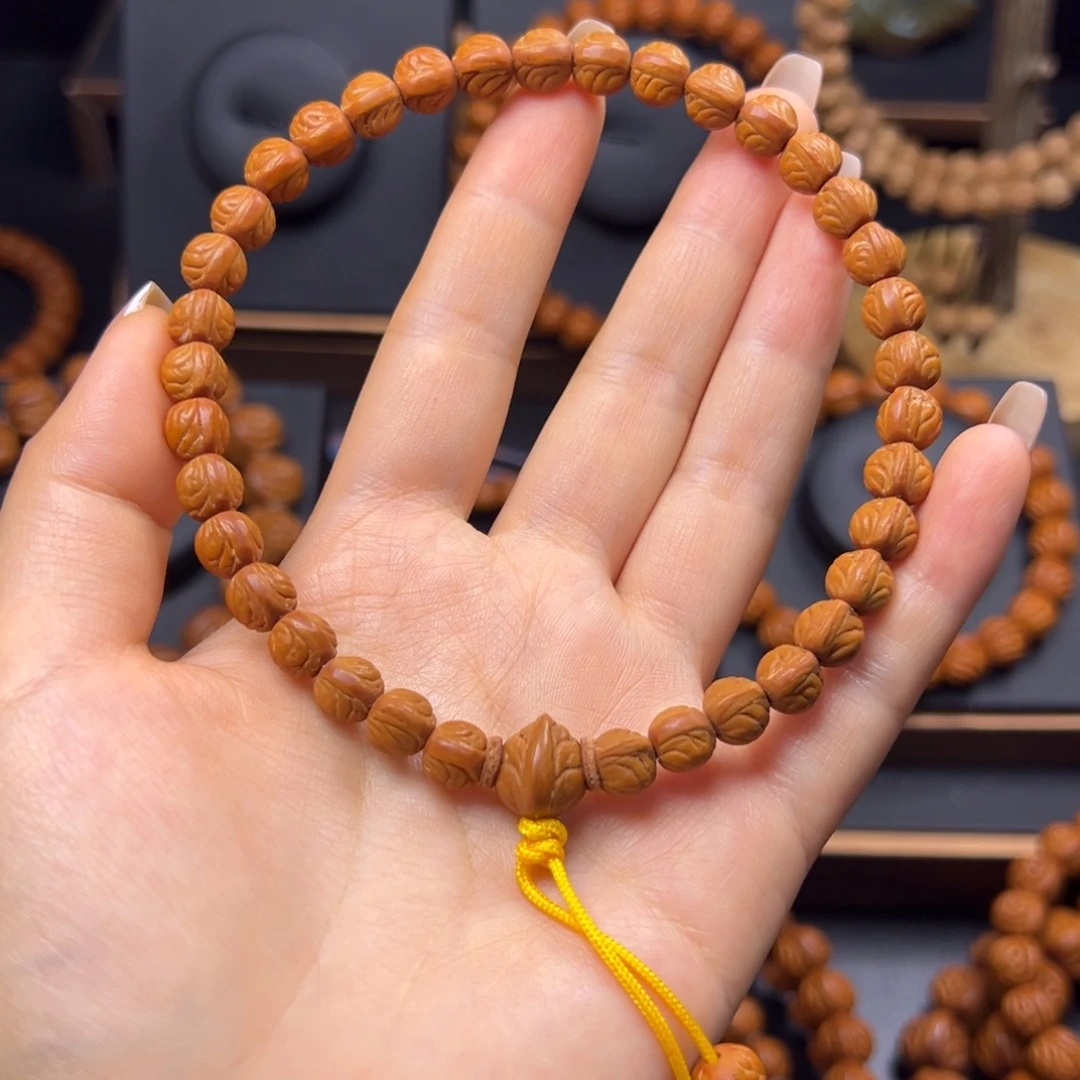 Y***桃核手串野生小籽0.8