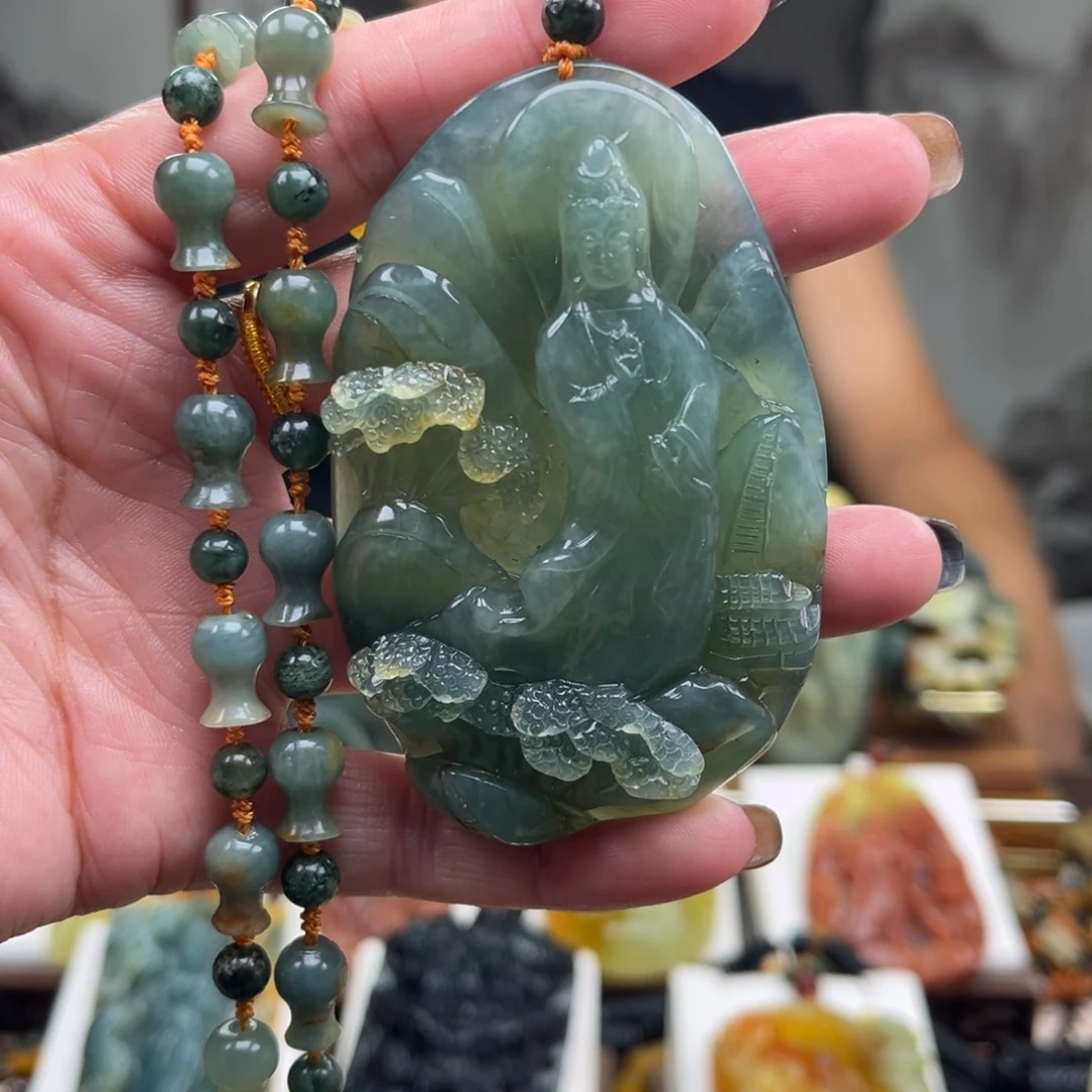 幕***雪岫玉未镶嵌挂件挂件