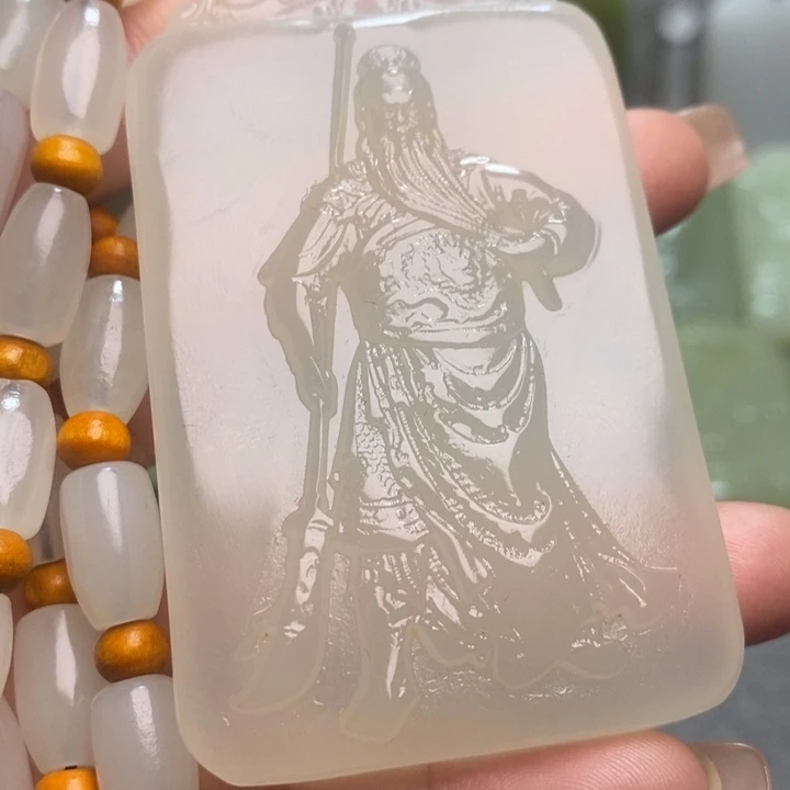 白冰玻璃种关公1111