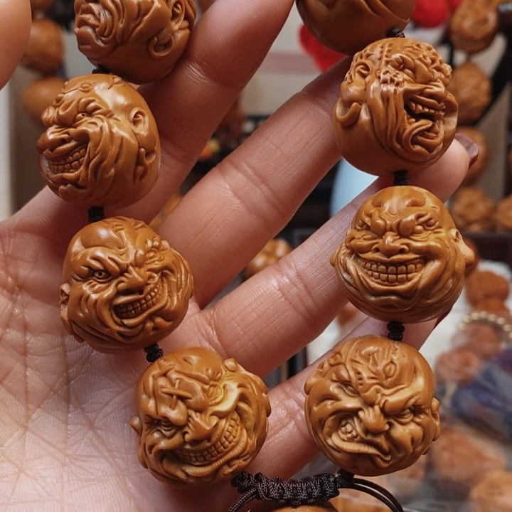 橄榄核手串/手链情**原手工恶僧2.5