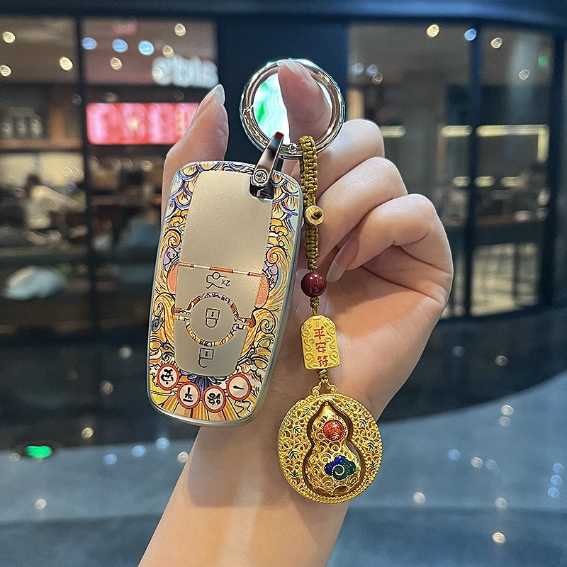 福特钥匙套蒙迪欧车福克斯锐界L福睿斯探险者锐际嘉年华国潮款壳