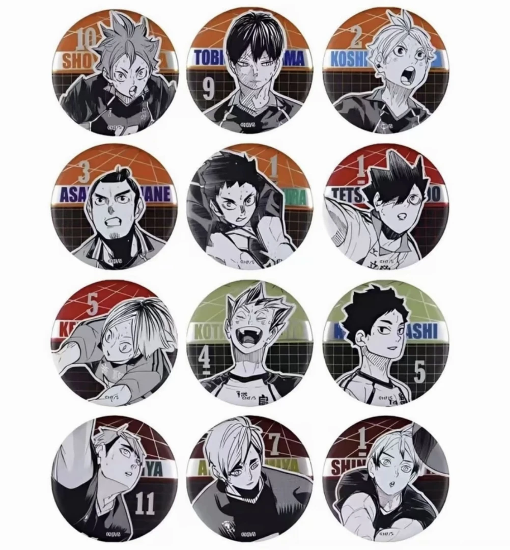 【排球少年】js原画浮雕吧唧第二弹 厚蛋烧代拆