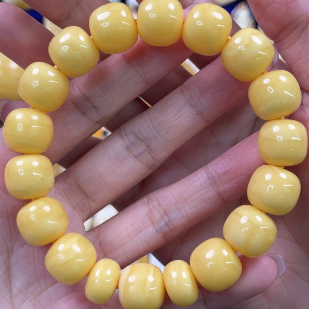 未镶嵌蜜蜡裸石琥珀蜜蜡手串卡13mm
