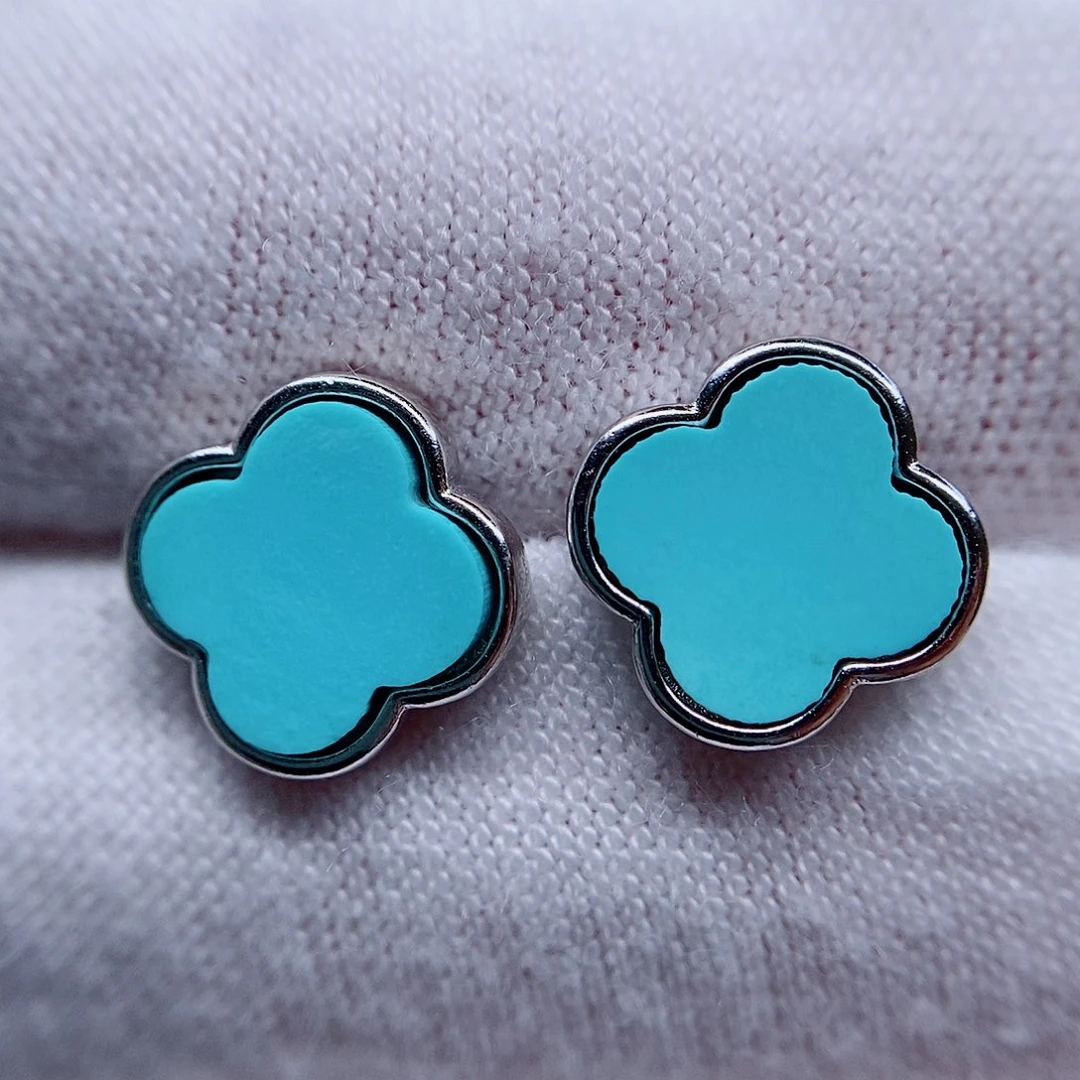 绿松石配饰银S925镶嵌