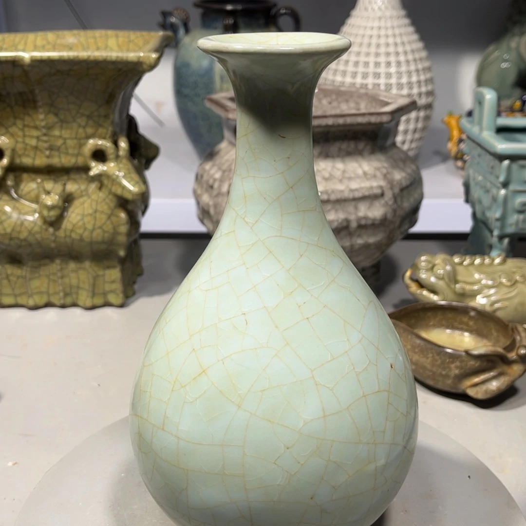 瓶汝窑瓷器品相完美