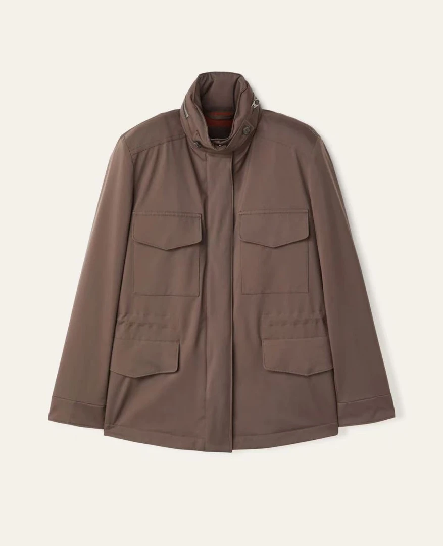 SS25381   旅行者科技防水面料户外冲锋衣